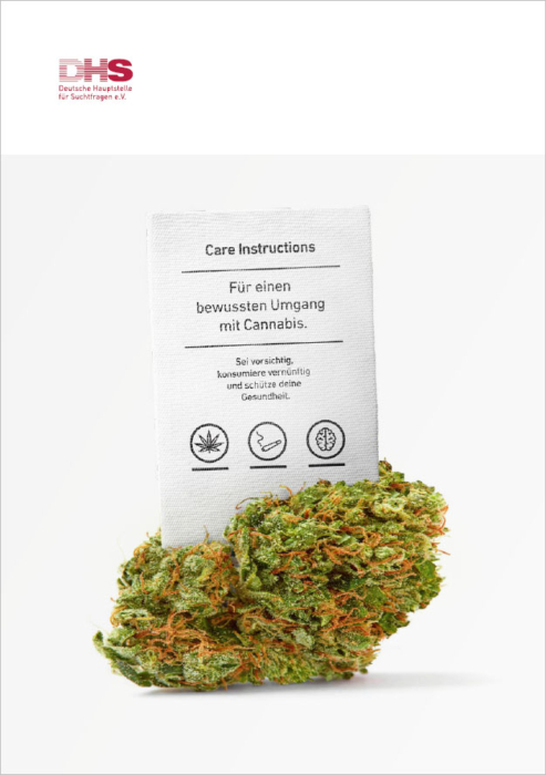 PDF: Care Instructions - Für einen bewussten Umgang mit Cannabis (DHS, 2024)